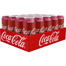 Coca-Cola Cherry 33cl x 20st (helt flak) – Coopers Candy