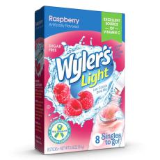 Wylers Light Singles To Go 8-pack - Raspberry – Coopers Candy