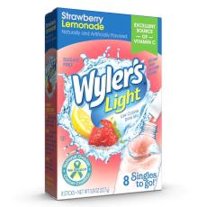 Wylers Light Singles To Go 8-pack - Strawberry Lemonade – Coopers Candy