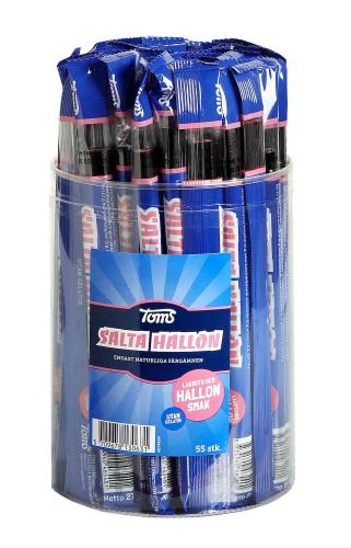 Pingvinstång Salta Hallon 27g x 55st (hel låda) – Coopers Candy