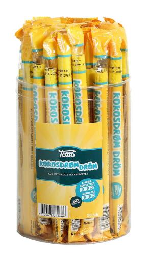 Pingvinstång Kokosdröm 27g x 50st (Hel låda) – Coopers Candy