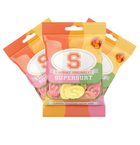 S-Märke Sura 80g x 3st – Coopers Candy