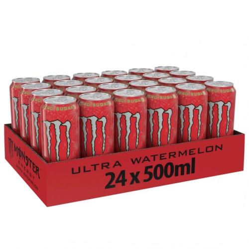 Monster Energy Ultra Watermelon 50cl x 24st – Coopers Candy