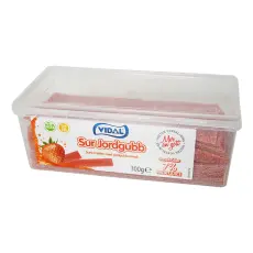 Vidal Sura Jordgubbsmattor 300g – Coopers Candy