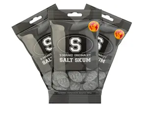S-Märke Salt Skum 70g x 3st – Coopers Candy