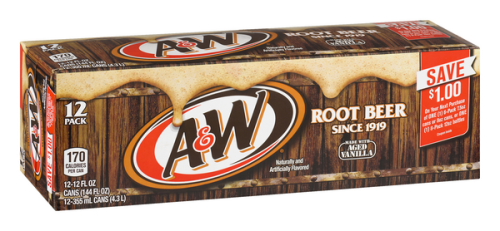 A&W Root Beer 355ml 12-pack – Coopers Candy