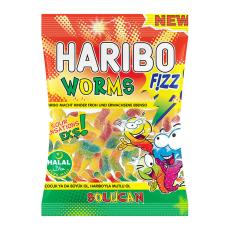 Haribo Worms Fizz 70g – Coopers Candy