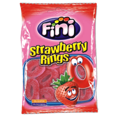 Fini Strawberry Rings 80g – Coopers Candy