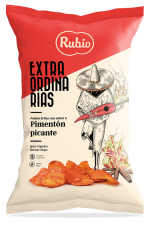Rubio Spicy Chili Potatischips 110g – Coopers Candy