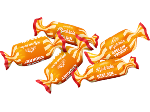 Konfekta Apelsinkrokantkola 1.3kg(BF:2025-06-14) – Coopers Candy