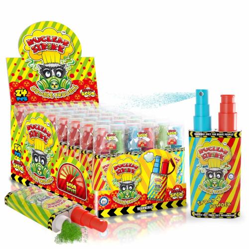 Nuclear Strike Double Trouble Super Sour 20g (1st) – Coopers Candy