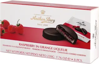 Anthon Berg Hallon i apelsinlikör 220g – Coopers Candy