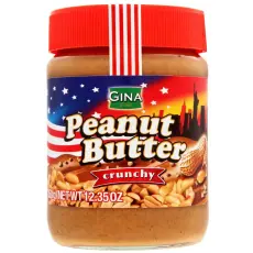 Gina Peanut Butter Crunchy 350g – Coopers Candy