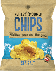 Kettle Cooked Sea Salt Chips 150g &ndash; Coopers Candy