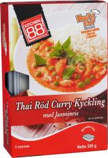 Kitchen 88 - Thai Röd Curry Kyckling med Ris 320g – Coopers Candy