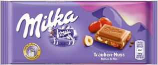 Milka Raisin & Nut 90g &ndash; Coopers Candy