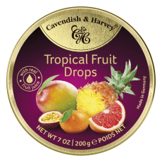 Cavendish & Harvey Tropical Fruits Drops 200g – Coopers Candy