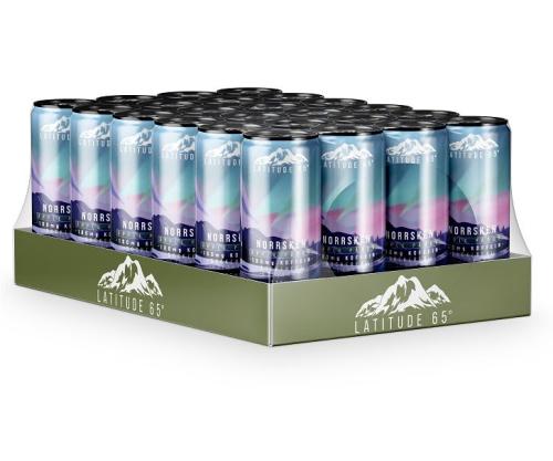 Latitude 65 Norrsken - Äpple & Päron 33cl x 24st (helt flak) – Coopers Candy