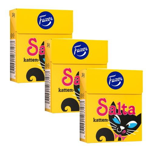 Fazer Salta Katten Tablettask 38g x 3st – Coopers Candy