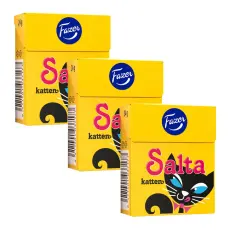 Fazer Salta Katten Tablettask 38g x 3st &ndash; Coopers Candy