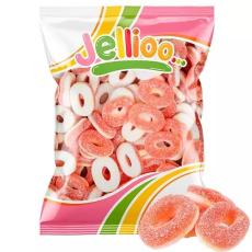 Jellioo Peach Rings 1kg – Coopers Candy