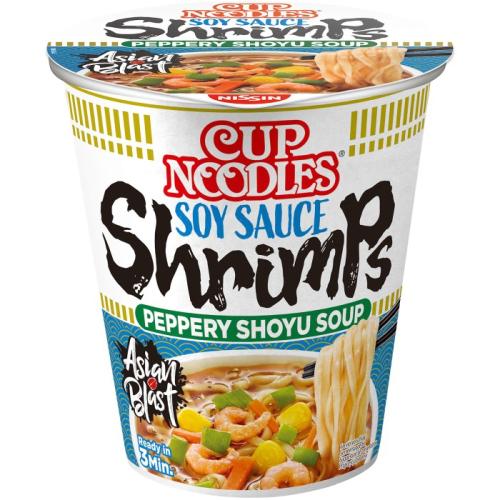 Nissin Cup Noodles Soy Sauce Shrimp 63g – Coopers Candy