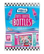 Vidal Tutti Frutti Bottles 90g – Coopers Candy