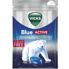 Vicks Blue Active Sockerfri 72g – Coopers Candy
