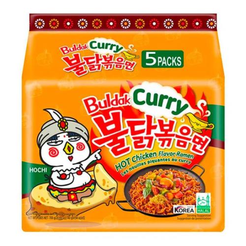 Samyang Buldak Hot Chicken Curry Flavor 140g x 5st – Coopers Candy