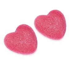 Vidal Filled Strawberry Shiny Hearts 795g – Coopers Candy