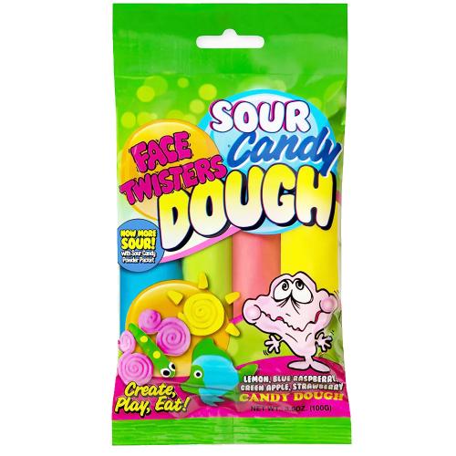 Face Twisters Sour Candy Dough 100g – Coopers Candy