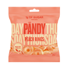 Pandy Candy Peach Rings 50g – Coopers Candy