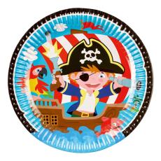 Papperstallrikar Pirat Jolly Roger 8-pack – Coopers Candy