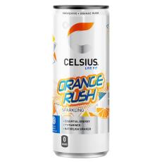 Celsius Orange Rush 355ml &ndash; Coopers Candy