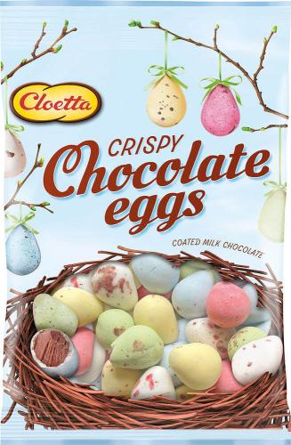 Cloetta Crispy Chocolate Eggs 110g – Coopers Candy