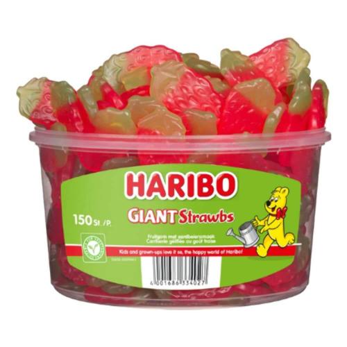 Haribo Giant Strawbs 1.35kg – Coopers Candy