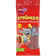 Malaco Strimler Jordgubb 80g – Coopers Candy