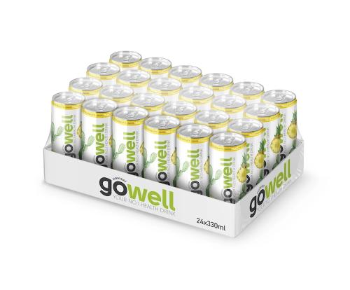 Gowell Pineapple & Cactus 33cl x 24st – Coopers Candy