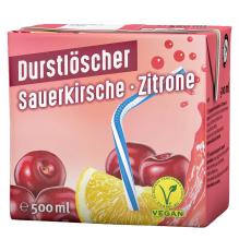 Durstlöscher Sour Cherry Lemon 500ml – Coopers Candy