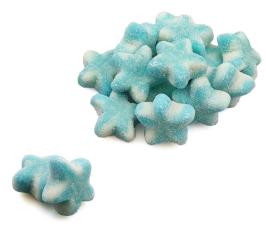 DulcePlus Sugared Blue Twist Stars 1kg – Coopers Candy