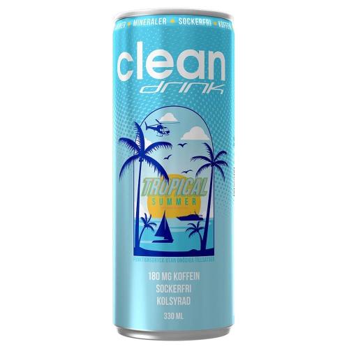 Clean Drink Tropical Summer 33cl – Coopers Candy