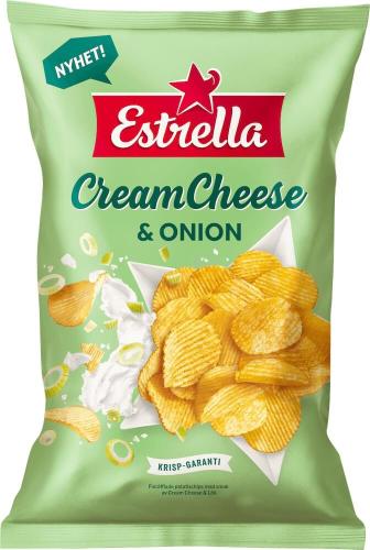 Estrella Chips Cream Cheese & Onion 175g – Coopers Candy