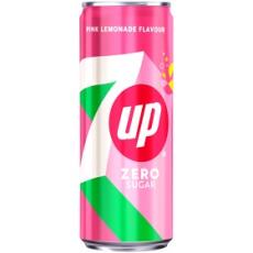 7UP Zero Pink Lemonade 330ml &ndash; Coopers Candy