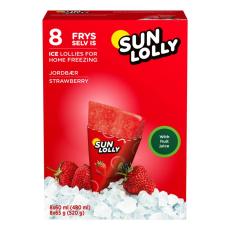 Sun Lolly Ice Lollies - Strawberry 520g – Coopers Candy