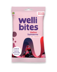 Wellibites Hallon & Saltlakrits 70g – Coopers Candy