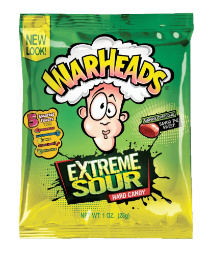 Warheads Extreme Sour Hard Candy 28g – Coopers Candy