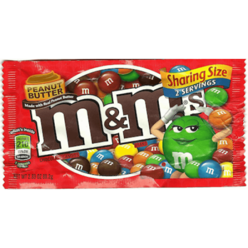 M&Ms Peanut Butter 80g – Coopers Candy