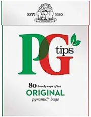PG Tips Tea Bags 80st (232g) &ndash; Coopers Candy