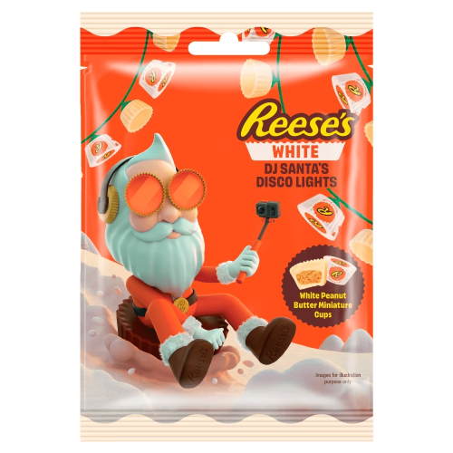 Reeses Disco Lights White Peanut Butter Miniature Cups 62g – Coopers Candy