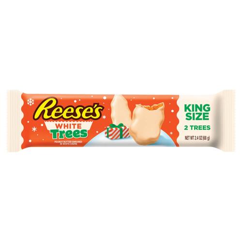 Reeses Peanut Butter Trees White King Size 68g – Coopers Candy
